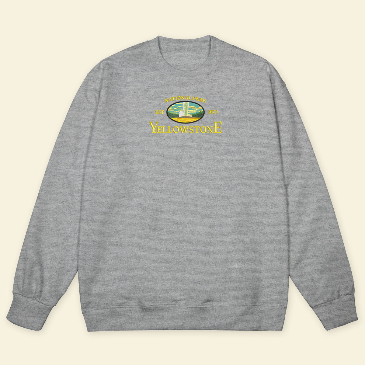 Embroidery Yellowstone National Park T-Shirt, Embroidered City State Tee 1688613521080.jpg