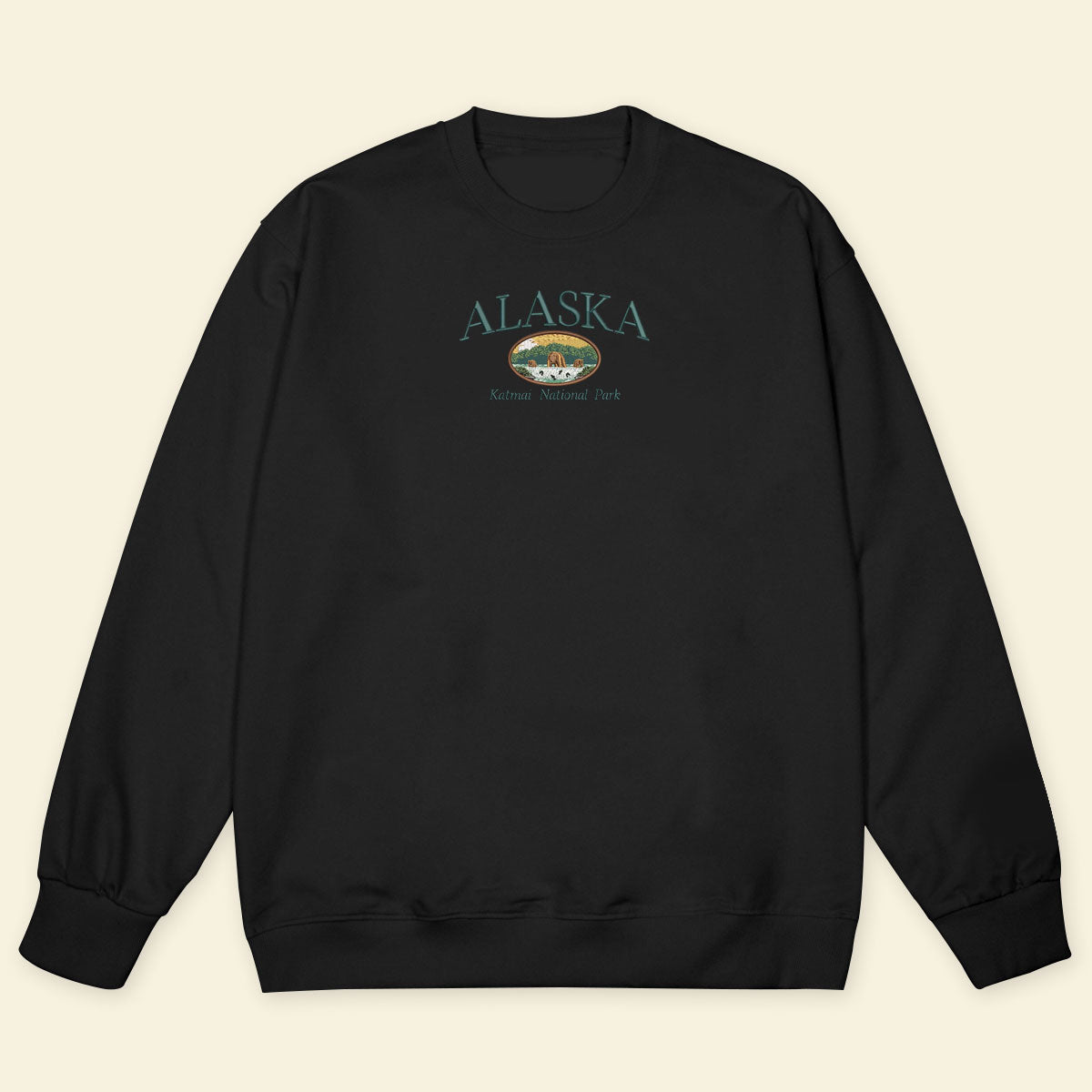 Embroidery Alaska Katmai national park T-Shirt 1688783412744.jpg