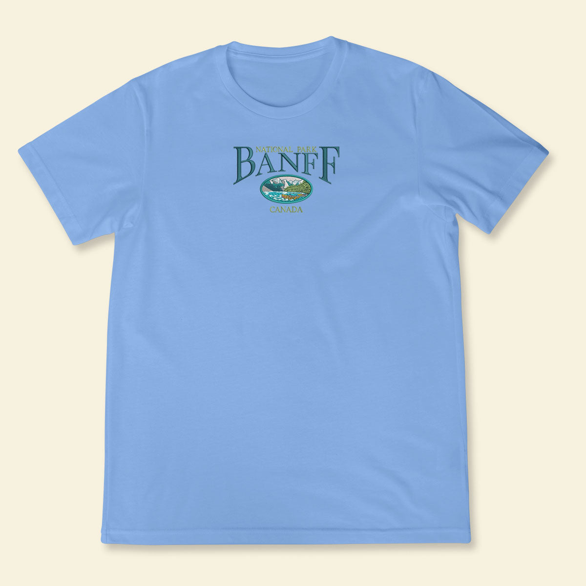 Embroidery Canada Banff National Park T-shirt 1688961732114.jpg
