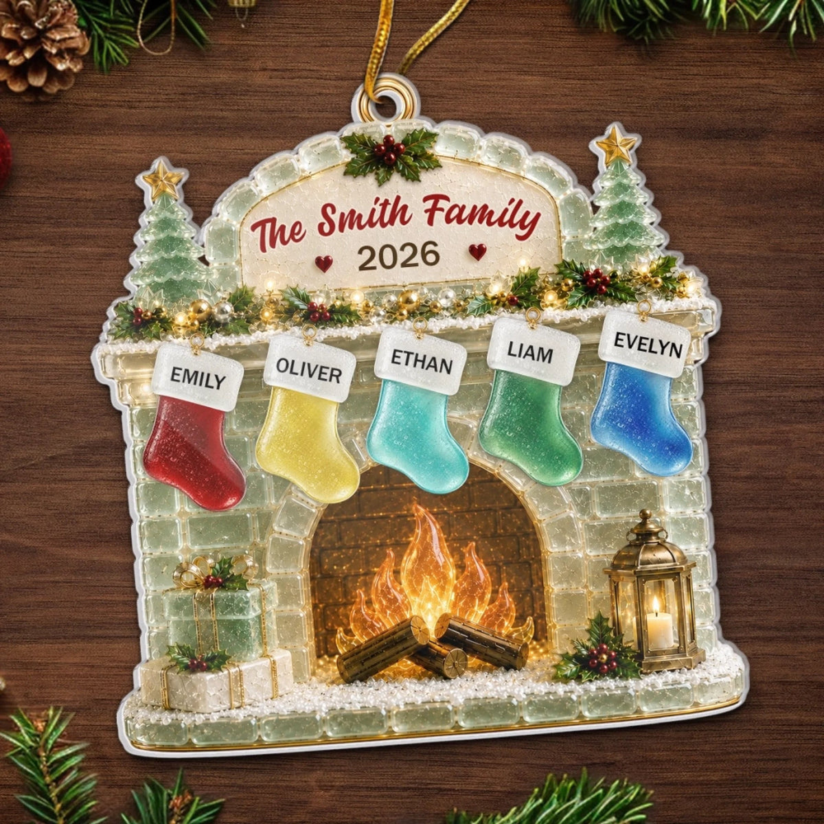 Custom Sea Glass Acrylic Ornament - Personalized Christmas Birthday Gifts For Mom, Dad, Brother, Sister - Walking In Christmas Spirit 168aacd9-6196-4add-bd91-b7949d8aa444-banner-5.jpeg