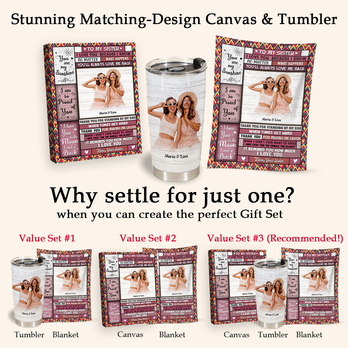 I Love You My Sister - Personalized Blanket - Gift For Friends, Sister, Besties 1692242199604.jpg