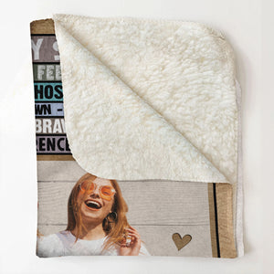 Remember Whose Sister You Are - Personalized Blanket - Gift For Sister 1692689880824.jpg