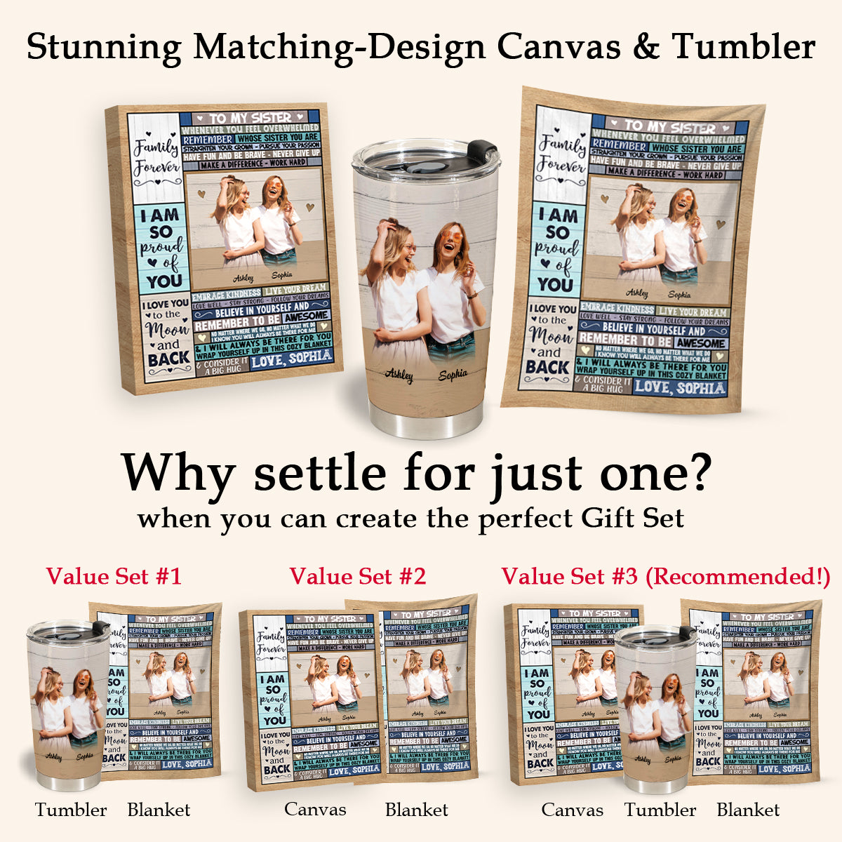 Remember Whose Sister You Are - Personalized Blanket - Gift For Sister 1692689881425.jpg