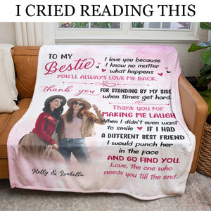 To My Bestie - Personalized Blanket - Gift For Besties, Friends, Sister 1692847508920.jpg
