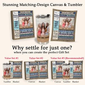 You're My Person & Always Be - Personalized Blanket - Gift For Bestie, Sister, Friends 1692849042533.jpg