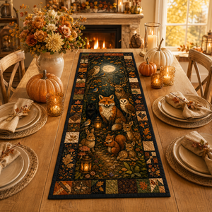 Woodland Animals Autumn Quilted Table Runner, Fox Owl Deer & Rabbit Fall Table Decor, Rustic Forest Thanksgiving Kitchen Runne 1692f0d9-8d90-4d2d-8a87-936369e548a9-Image-Aug-13-2026-03_36_48-PM-2-.png