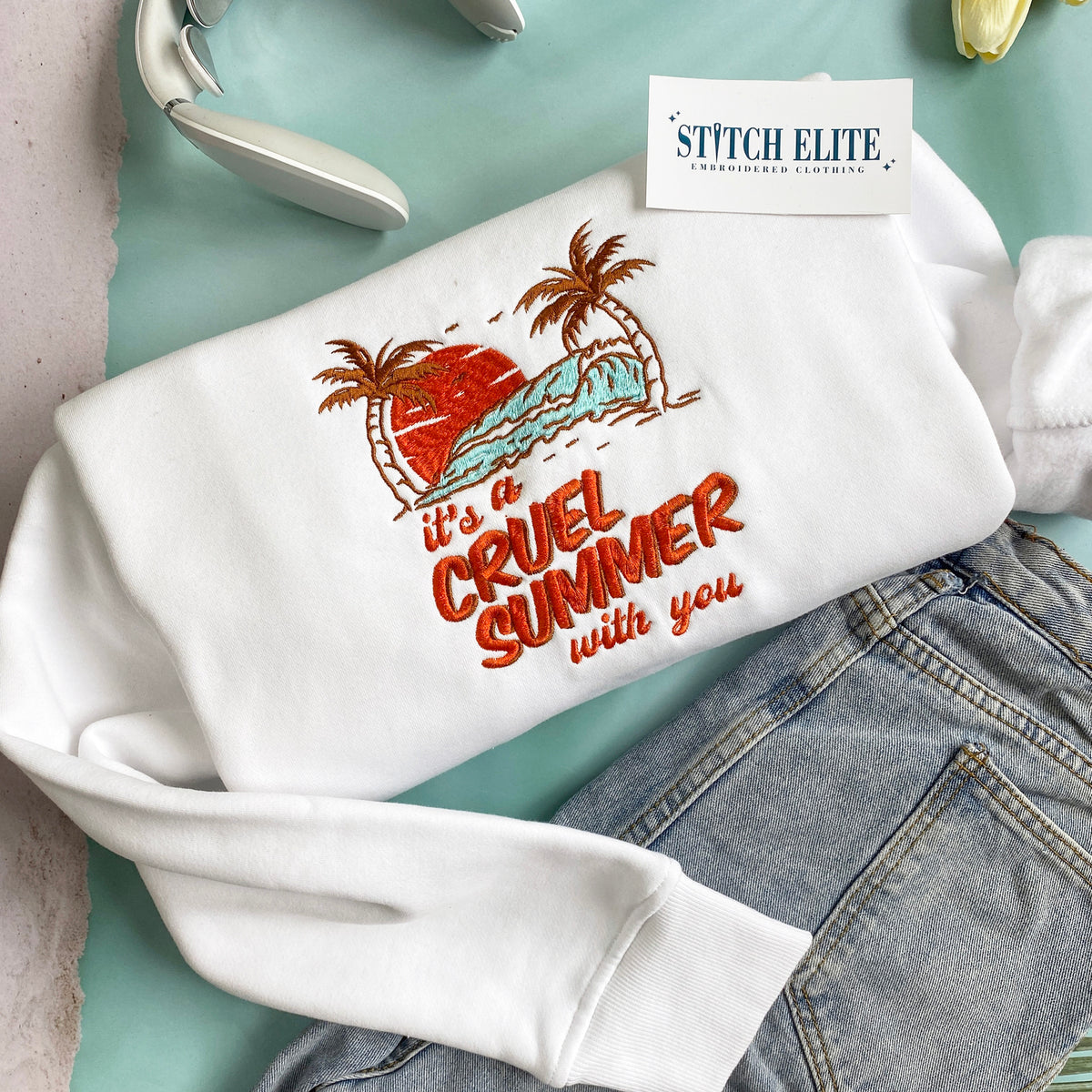 Cruel Summer TS Version Embroidered Sweatshirt Hoodie T-shirt 1693279938235.jpg