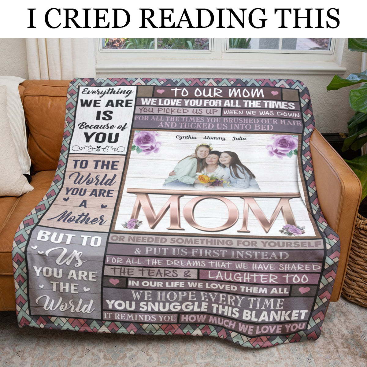We Love You For All The Times - Personalized Blanket - Gift For Mother, Grandma 1693532569412.jpg