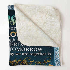 Never Forget That I Love You - Personalized Blanket - Gift For Husband 1693994236509.jpg