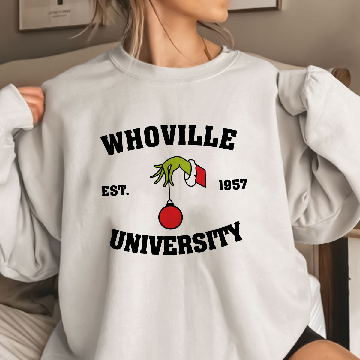 Christmas Whoville University Est 1957   Apparel   Gift For Christmas 1695627787261.jpg