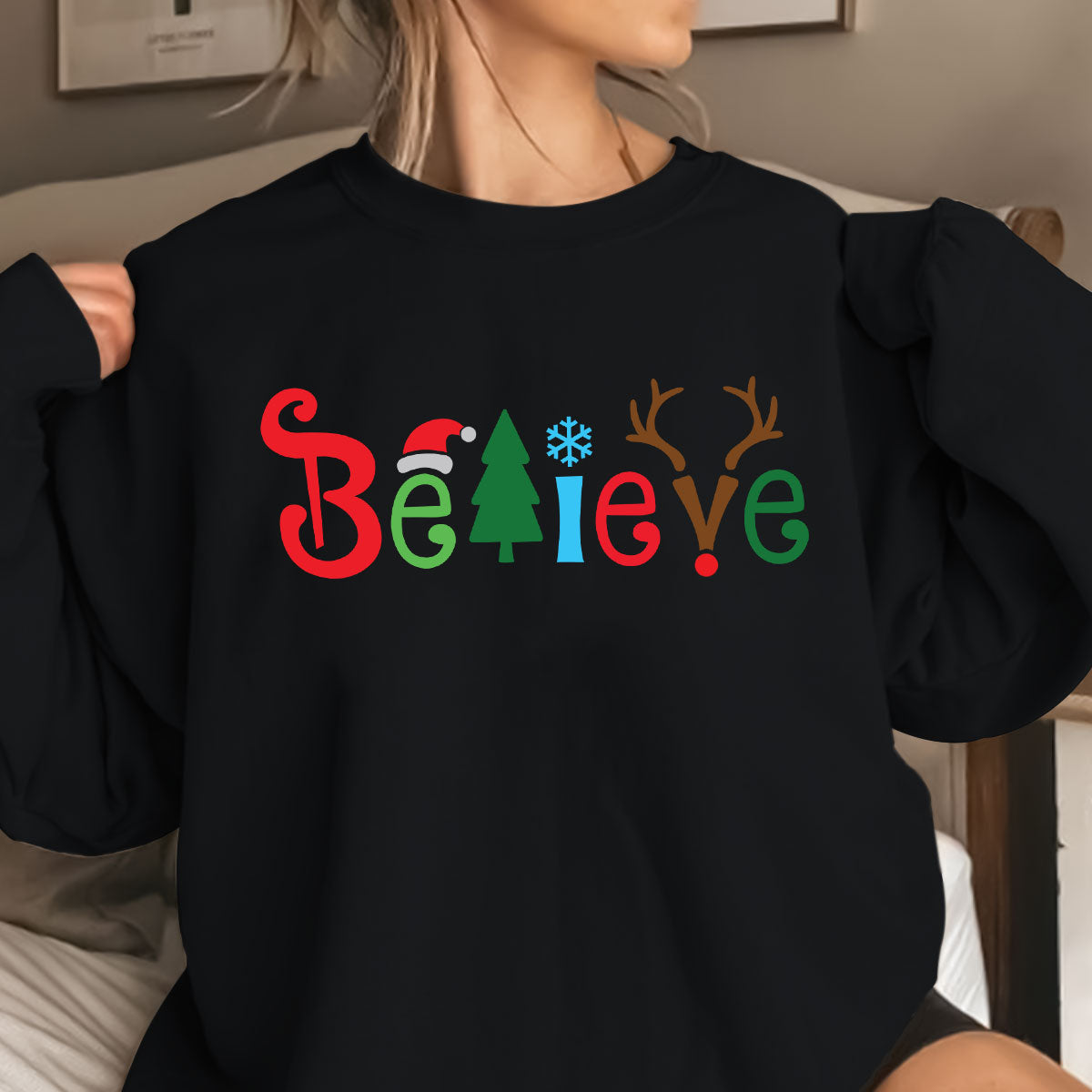 Believe Christmas Shirt   Apparel   Christmas Gift 1695885268529.jpg