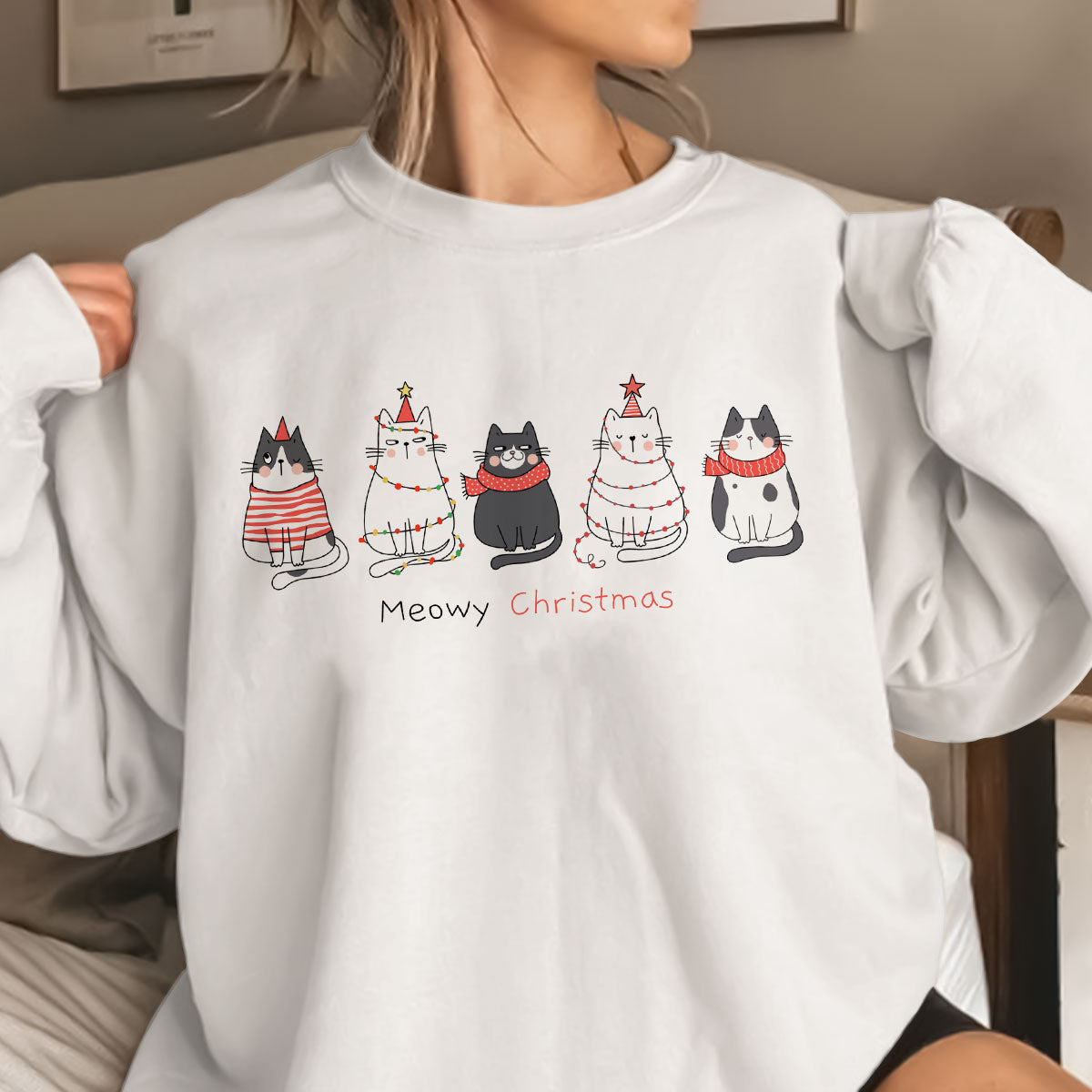 Meowy Christmas Happy Cat Year   Apparel   Christmas Gift 1696040734920.jpg