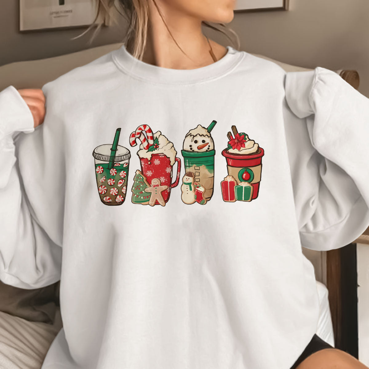 Christmas Coffee Snowman Latte   Apparel   Christmas Gift 1696043222322.jpg