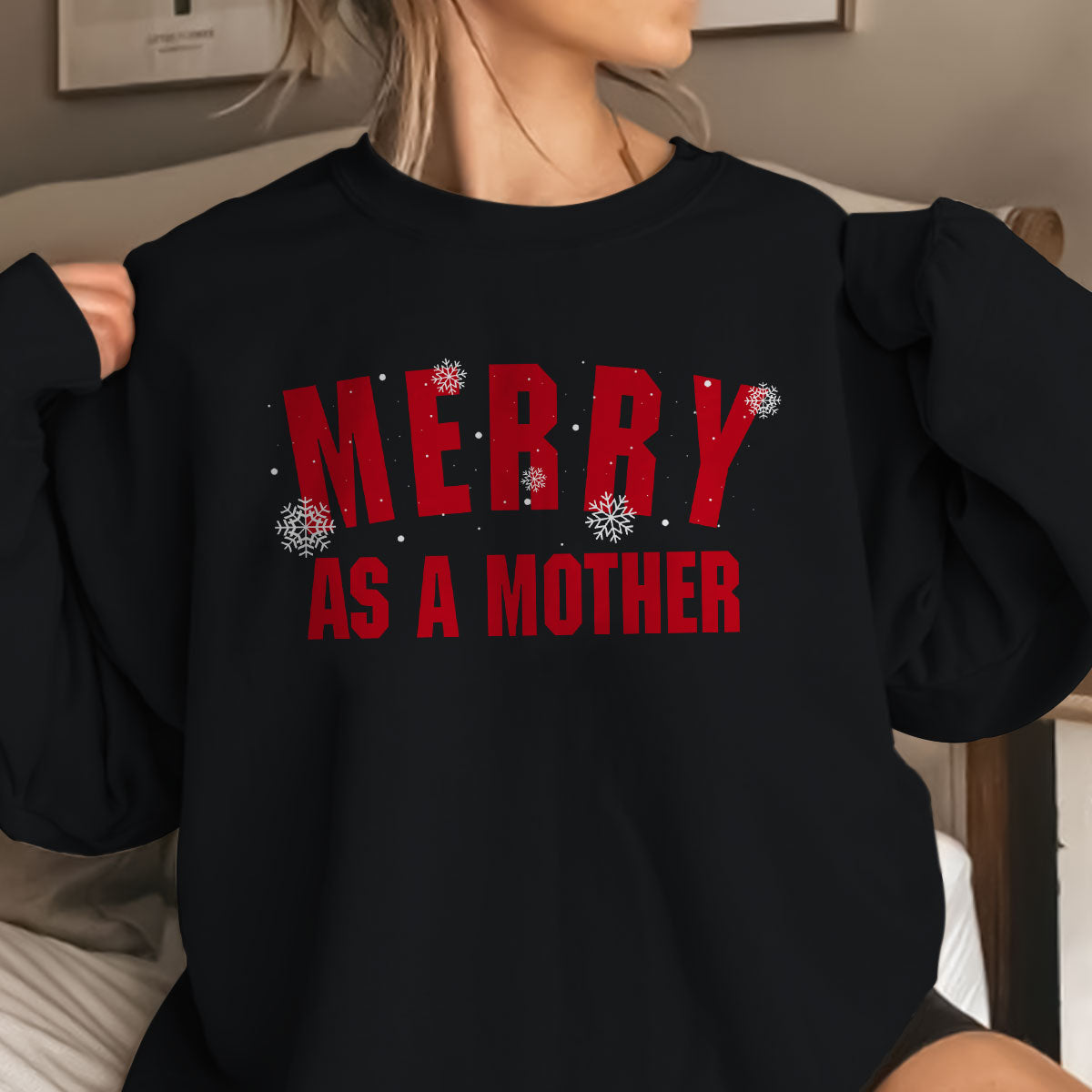 Merry As A Mother   Apparel   Christmas Gift For Mother 1696043860735.jpg