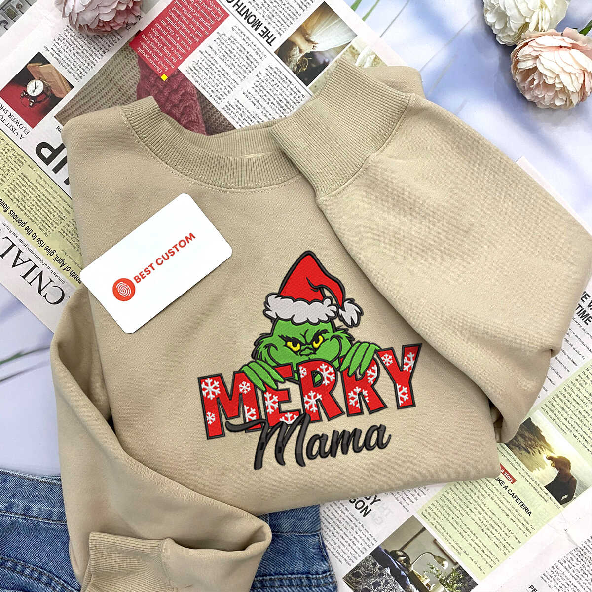 Mom Christmas   Embroidered Apparel   Gift For Mother Christmas 1698218326266.jpg