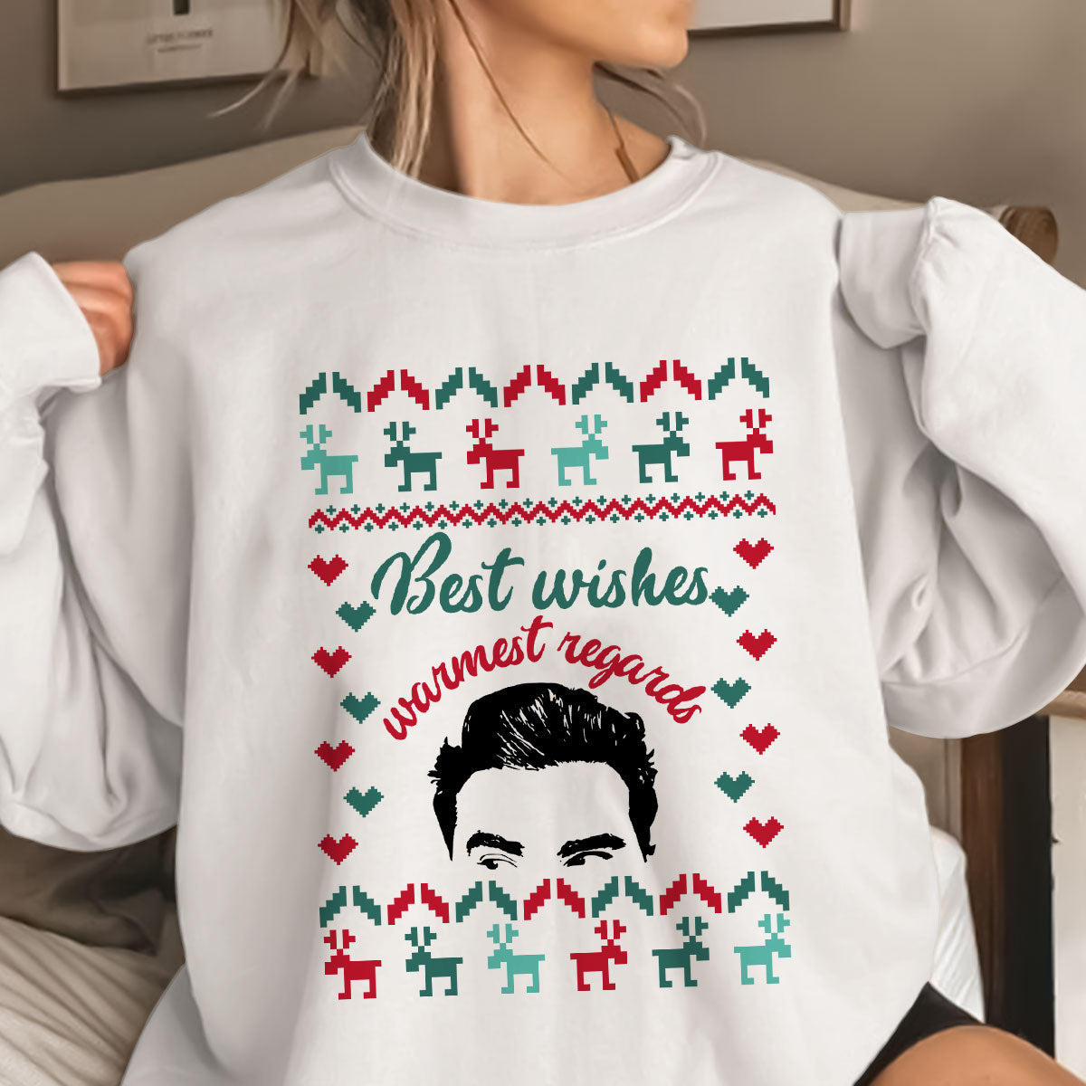 Best Wishes Warmest Regard   Ugly Sweatshirt   Christmas Gift 1698909920825.jpg