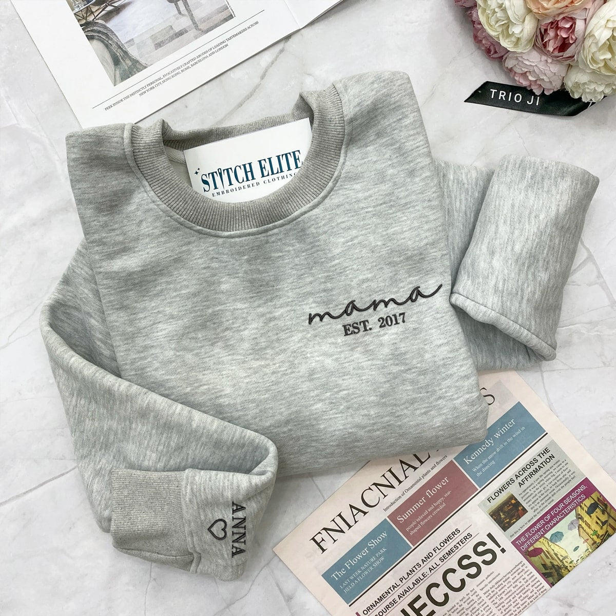 Mother With Kids Names   Embroidered Apparel   Gift For Mother 1698914483784.jpg