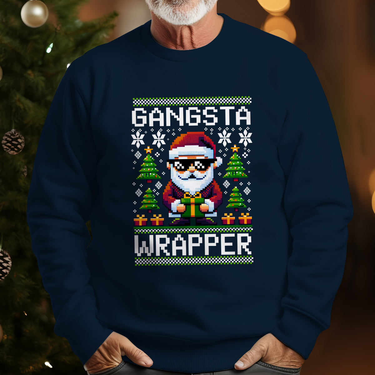 Gangsta Wrapper   Ugly Sweatshirt   Christmas Gift For Grandpa 1698979180034.jpg