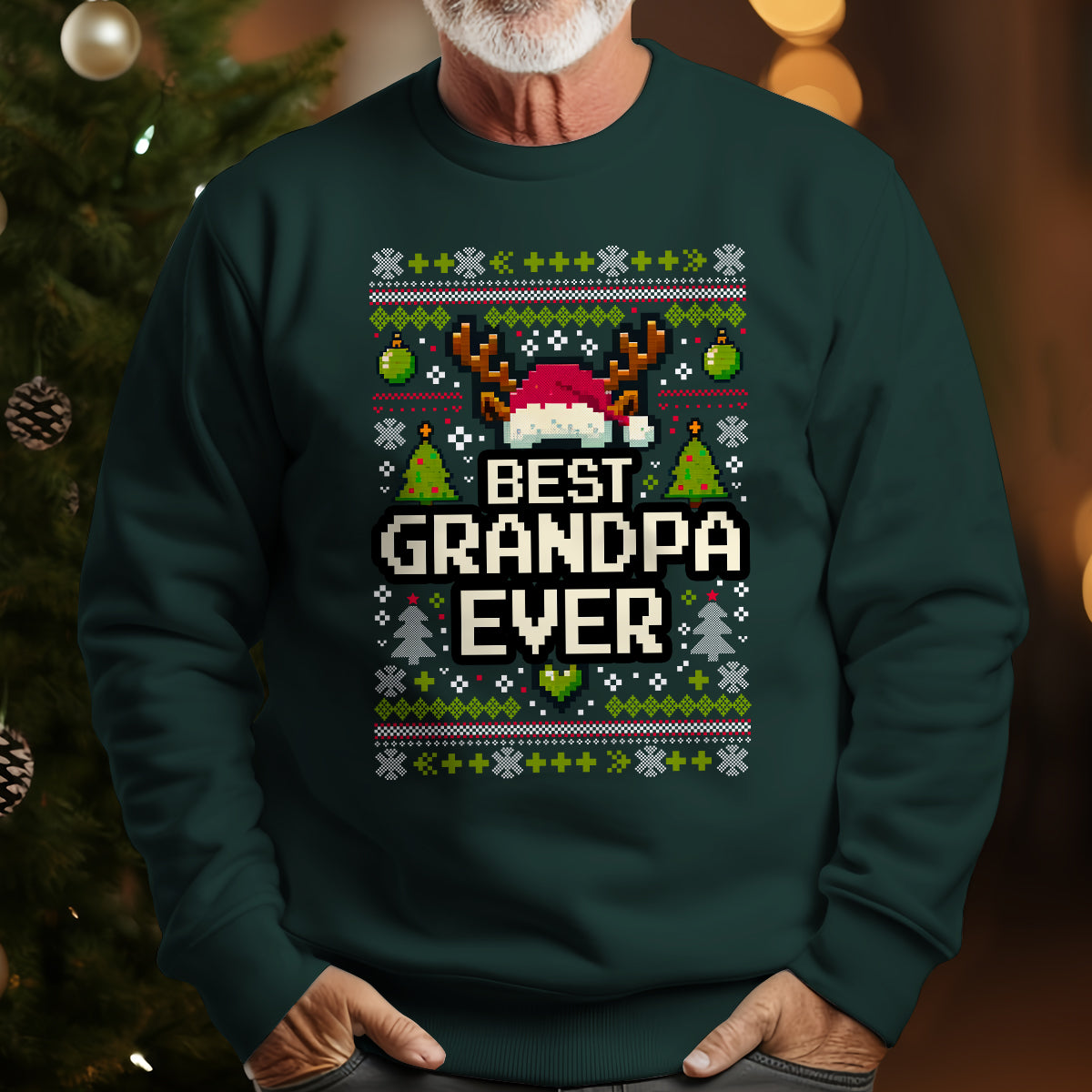 best grandpa ever   ugly sweatshirt   christmas gift for grandfather grandpa 1698999238880.jpg
