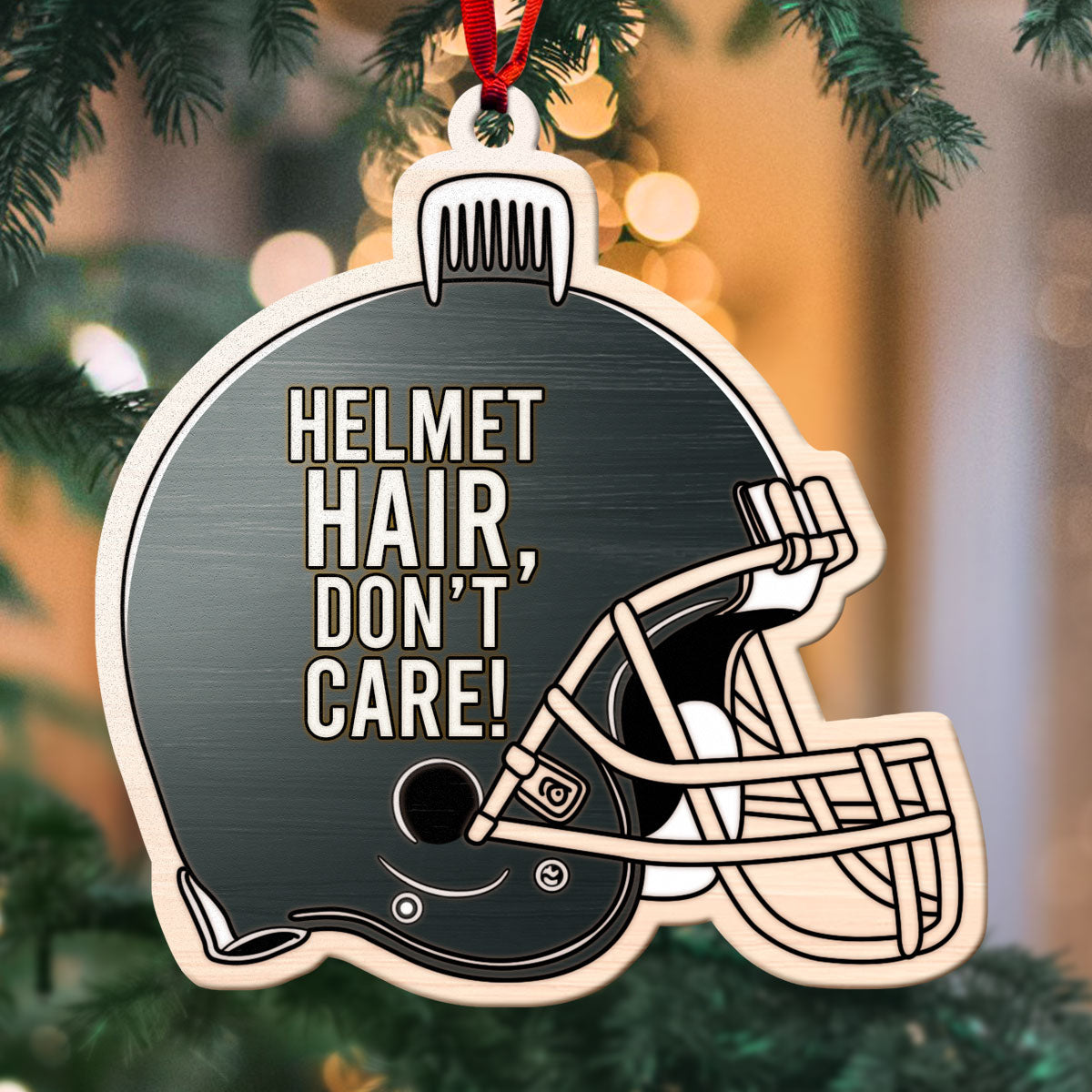Helmet Hair Dont Care   Shape Ornament   Christmas Gift For Football Lovers 1699064074068.jpg