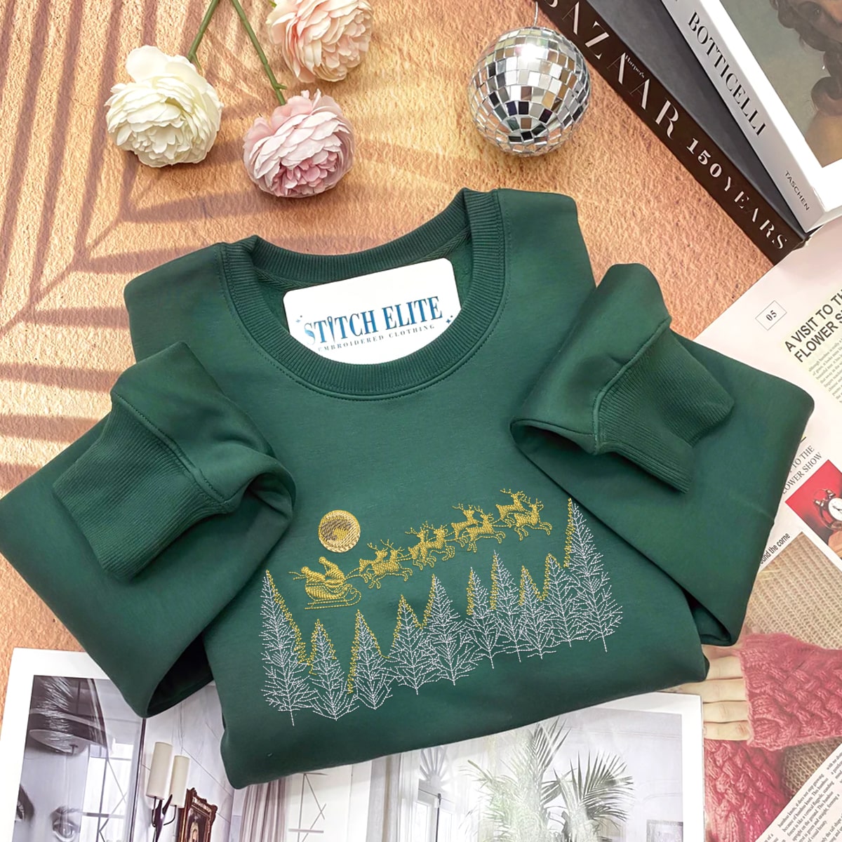 reindeer christmas   treeembroidered apparel   gift for christmas 1699067463537.jpg