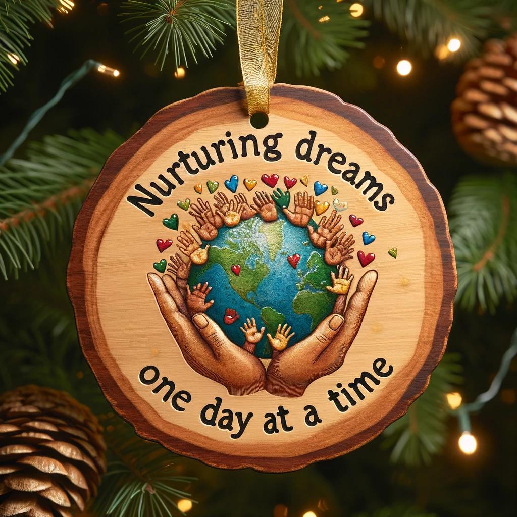 Kindergarten Teacher Ornament "nurturing Dreams One Day At A Time" 1699072353462.jpg