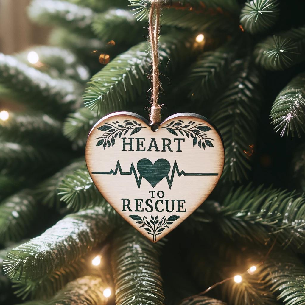 Paramedics/emts "rescue Heart" Ornament 1699072366147.jpg