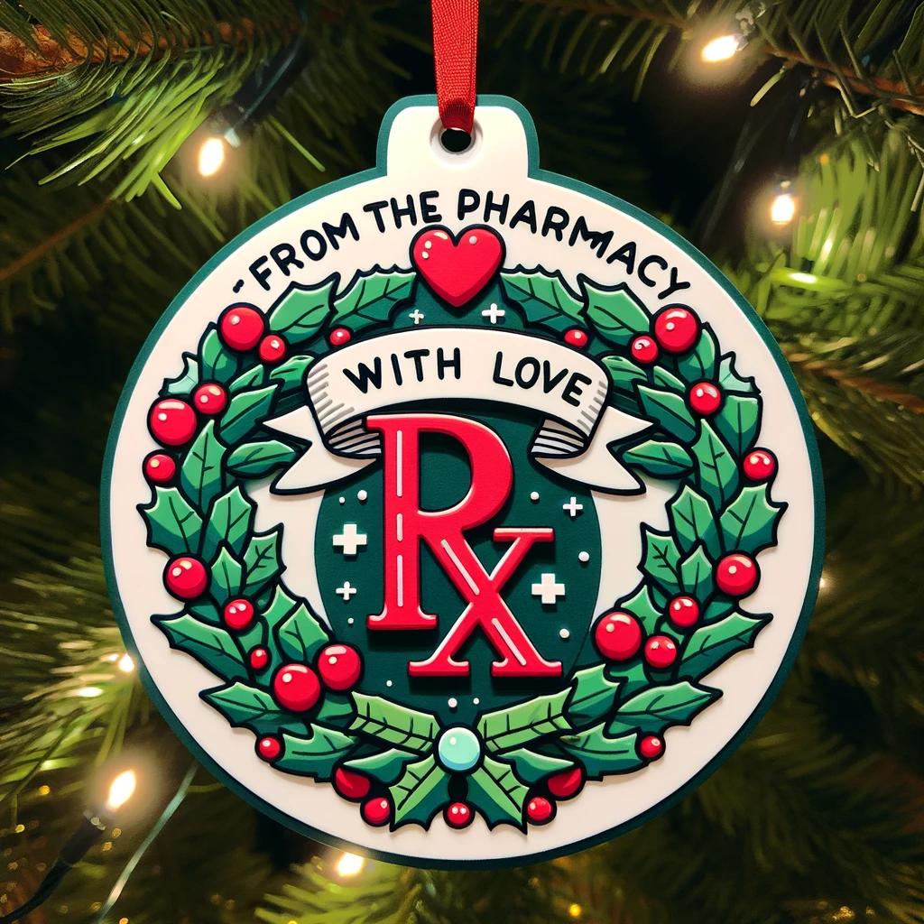 Pharmacist Ornament "from The Pharmacy With Love" 1699191896654.jpg