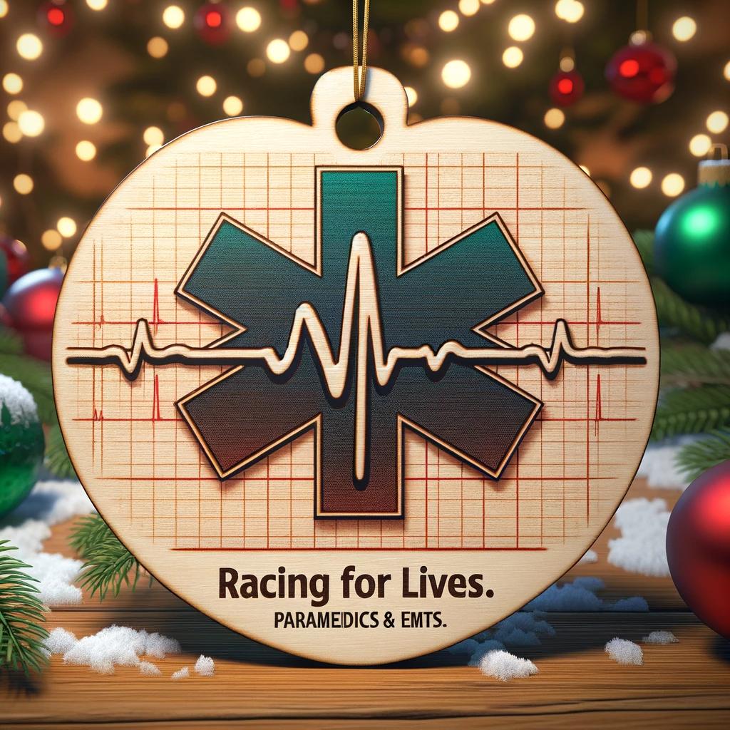 Paramedics/emts "life Rush" Ornament 1699191901786.jpg