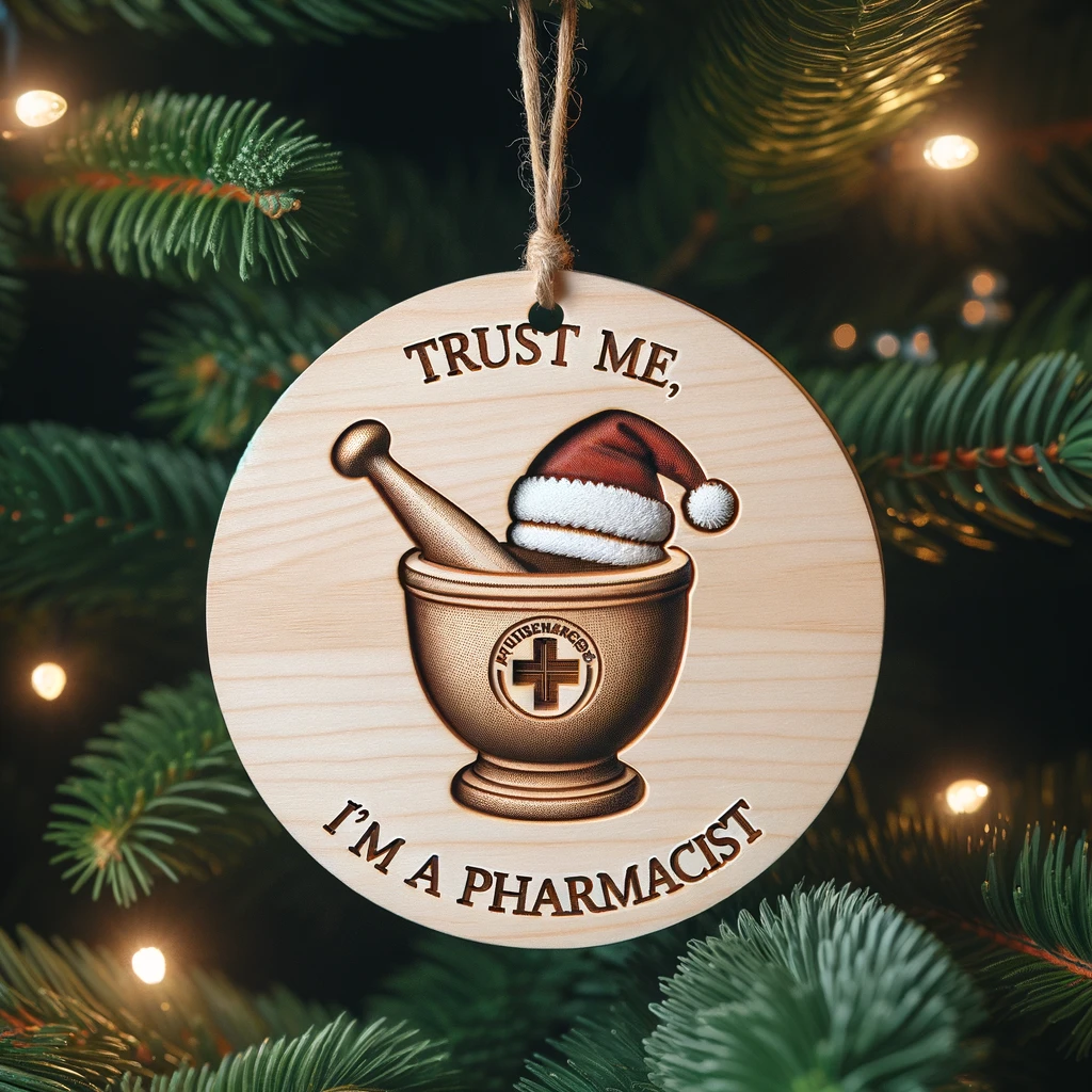 Pharmacist Ornament "trust Me, I'm A Pharmacist" 1699253241443.png