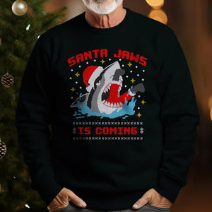 Santa Jaws Is Coming   Ugly Sweatshirt   Christmas Gift 1699253583534.jpg
