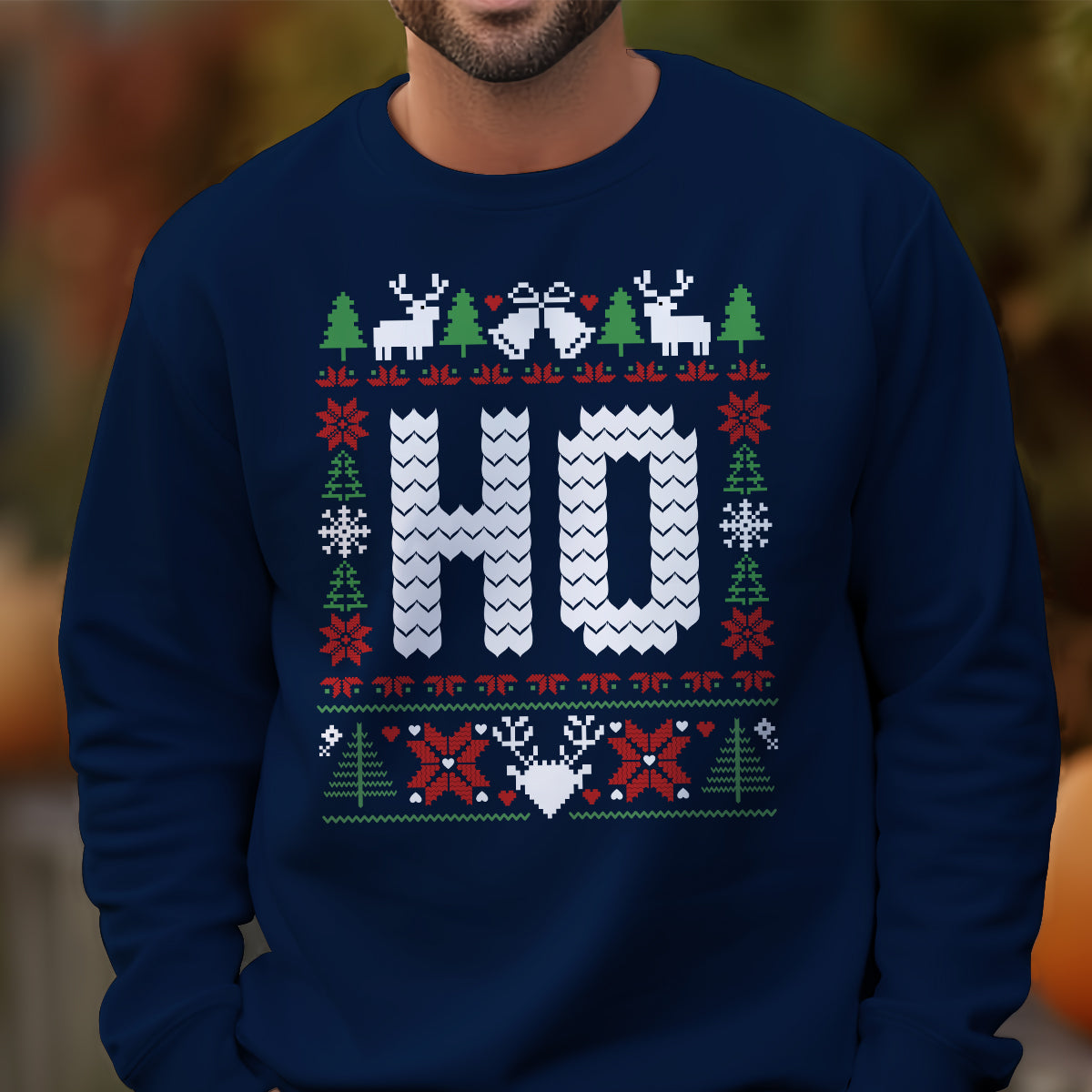 Funny Ho Sweatshirt   Ugly Sweatshirt   Christmas Gift For Couple 1699254108260.jpg