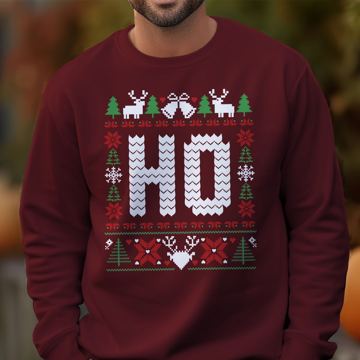 Funny Ho Sweatshirt   Ugly Sweatshirt   Christmas Gift For Couple 1699254108393.jpg