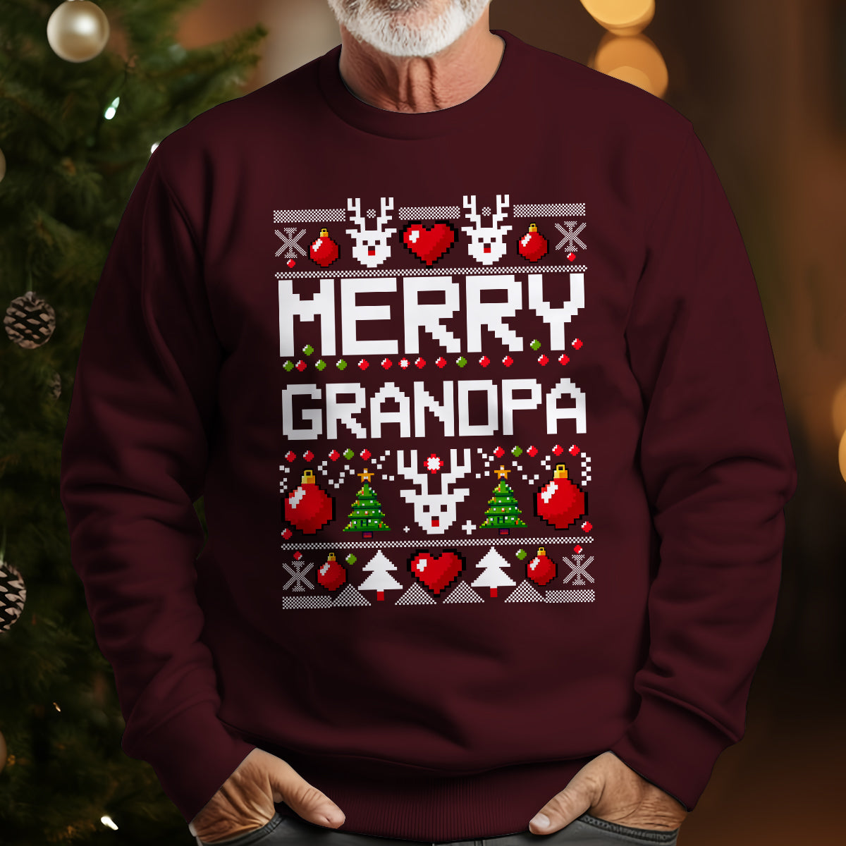 Merry Grandpa - Ugly Sweatshirt - Christmas Gift For Grandpa 1699254649121.jpg