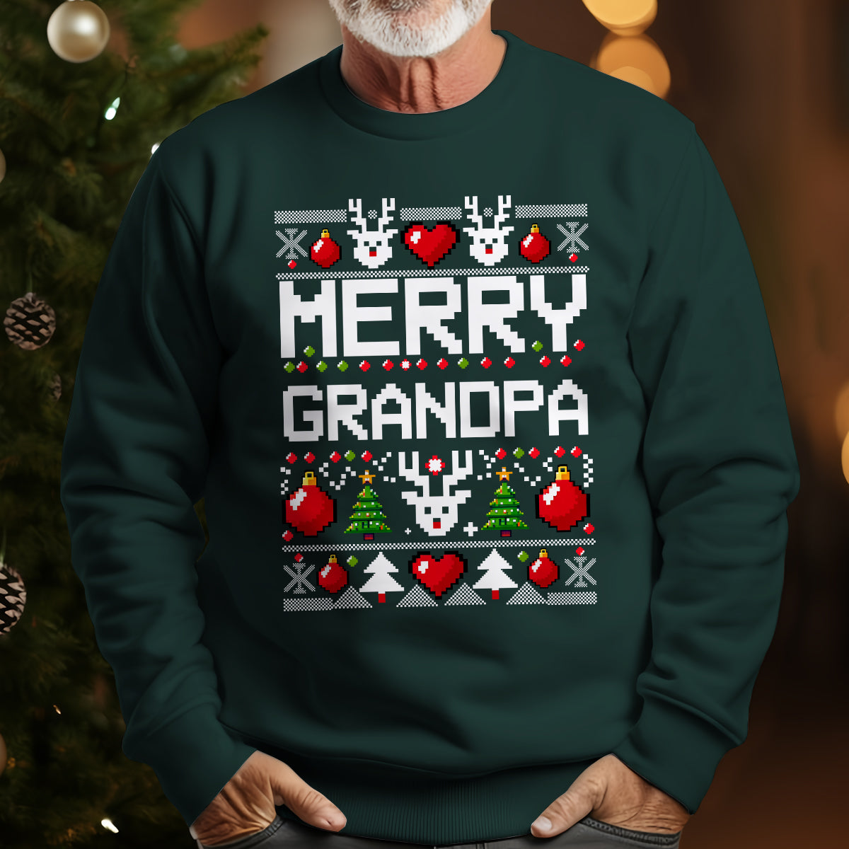 Merry Grandpa - Ugly Sweatshirt - Christmas Gift For Grandpa 1699254649189.jpg
