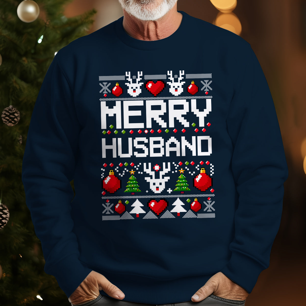 Merry Husband - Ugly Sweatshirt - Christmas Gift For Husband 1699255152812.jpg