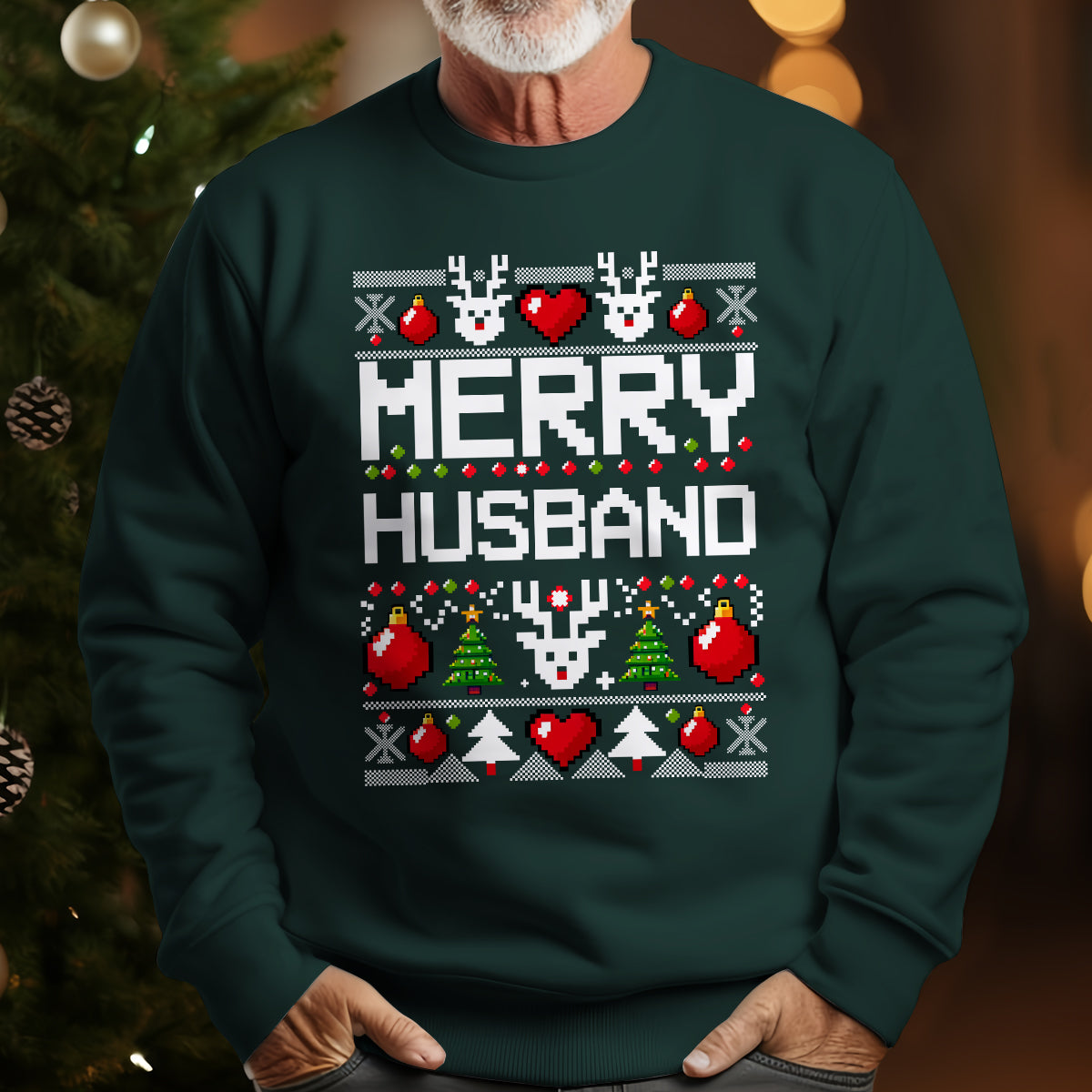 Merry Husband - Ugly Sweatshirt - Christmas Gift For Husband 1699255152887.jpg