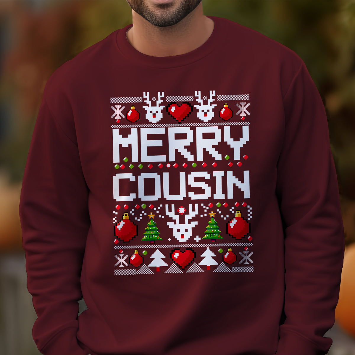Merry Cousin   Ugly Sweatshirt   Christmas Gift For Cousin 1699255631750.jpg