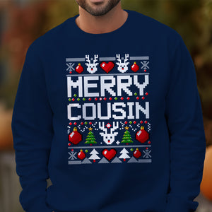 Merry Cousin   Ugly Sweatshirt   Christmas Gift For Cousin 1699255631777.jpg