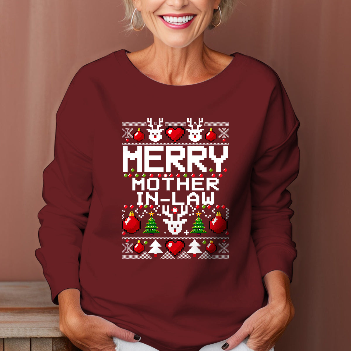 Merry Mother In Law   Ugly Sweatshirt   Christmas Gift For Mother In Law 1699255715616.jpg