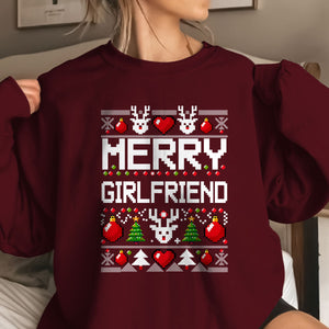 Merry Girlfriend   Ugly Sweatshirt   Christmas Gift For Girlfriend 1699255986298.jpg