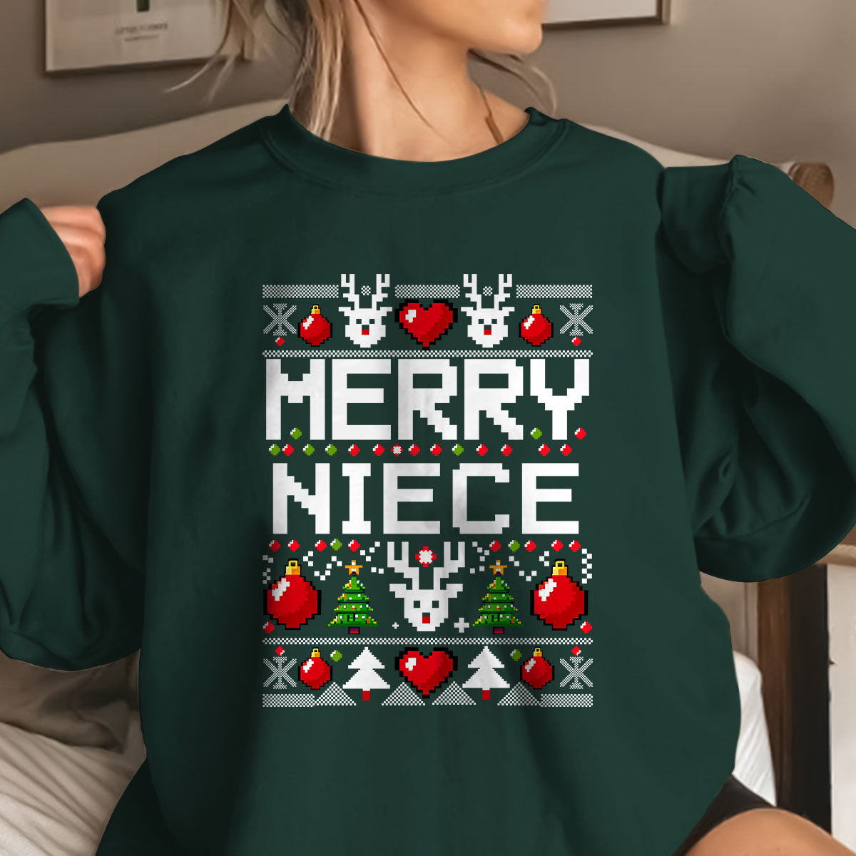 Merry Niece   Ugly Sweatshirt   Christmas Gift For Niece 1699256060985.jpg