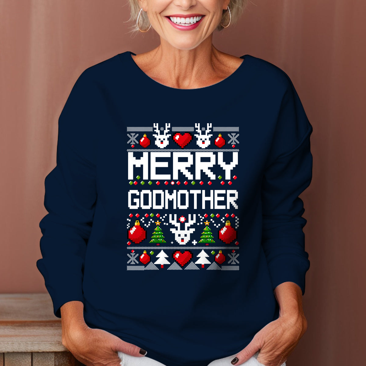 Merry Godmother   Ugly Sweatshirt   Christmas Gift For Godmother 1699256199853.jpg