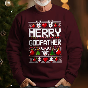 Merry Godfather   Ugly Sweatshirt   Christmas Gift For Godfather 1699256260421.jpg
