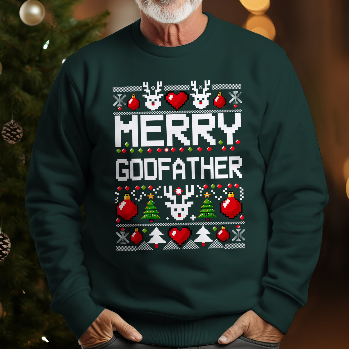 Merry Godfather   Ugly Sweatshirt   Christmas Gift For Godfather 1699256260456.jpg