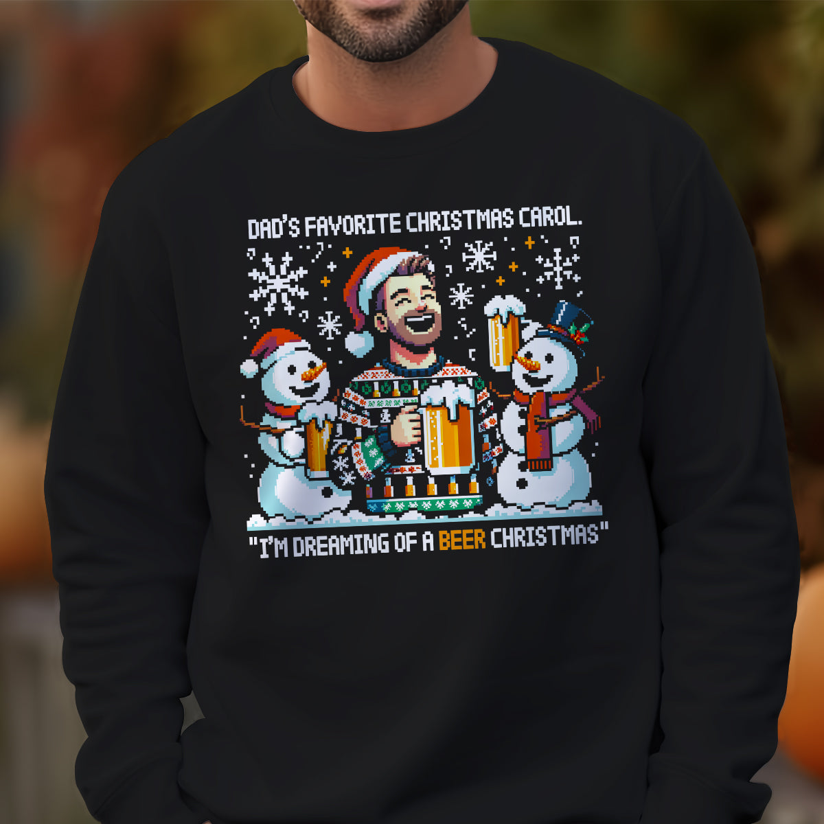 Dads Favorite Christmas Carol   Ugly Sweatshirt   Christmas Gift For Dad 1699330184339.jpg