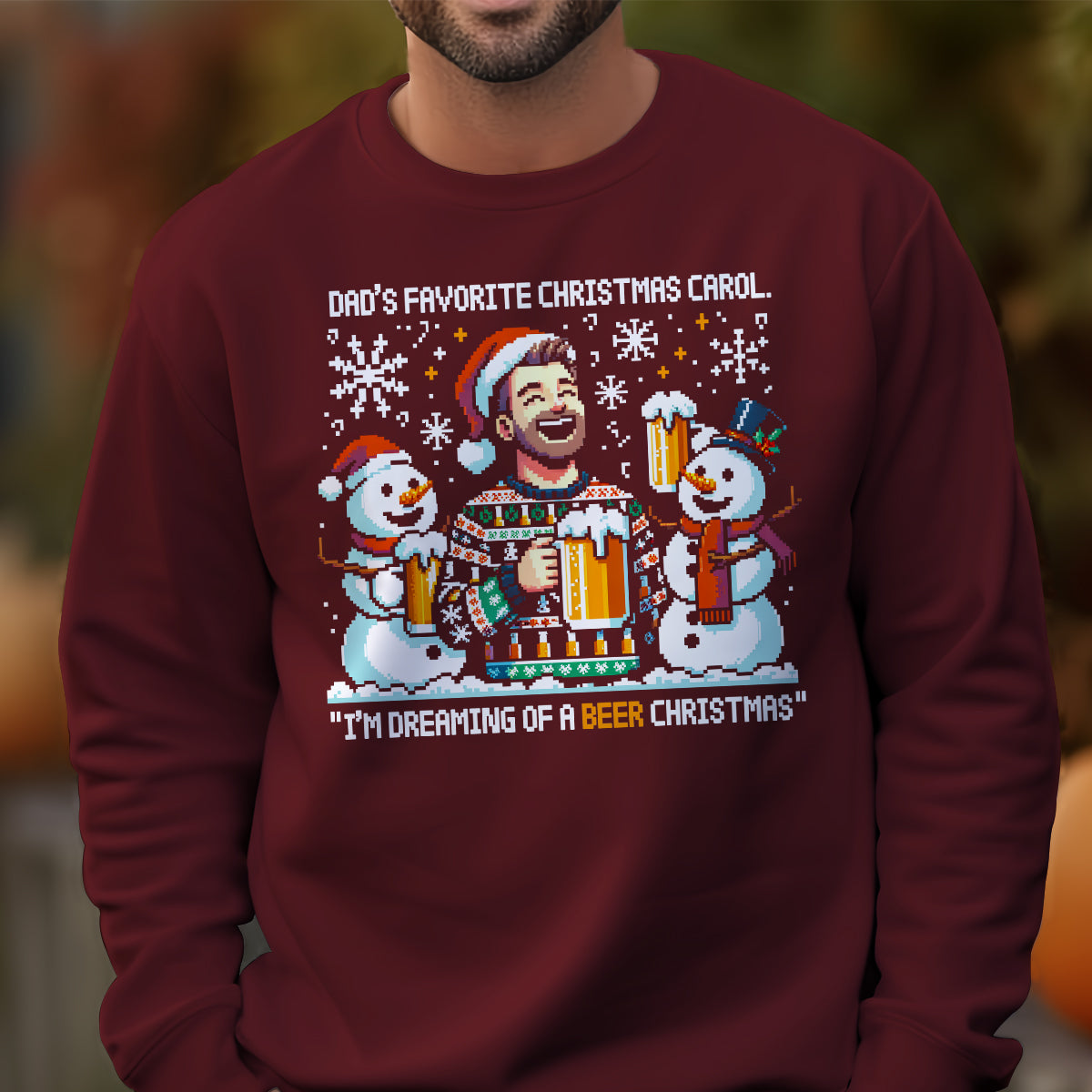 Dads Favorite Christmas Carol   Ugly Sweatshirt   Christmas Gift For Dad 1699330184576.jpg