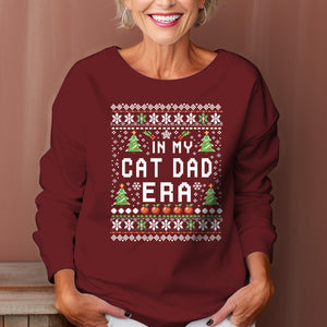 In My Cat Dad Era - Ugly Sweatshirt - Christmas Gift For Cat Lovers 1699340843314.jpg