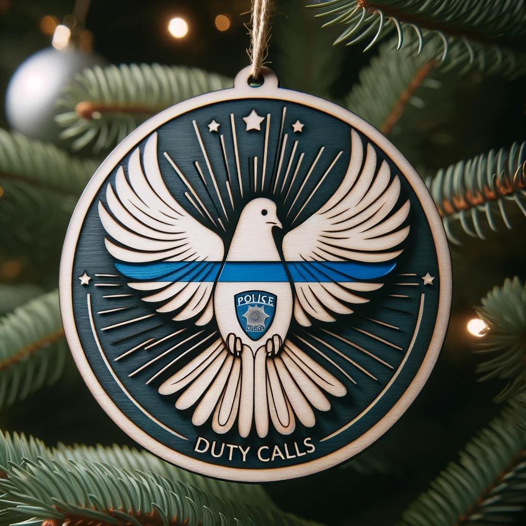 Police Officer Ornament "duty Calls" 1699343381185.jpg