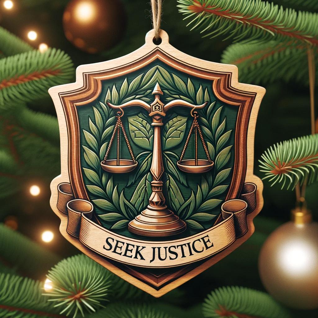 Police Officer Ornament "seek Justice" 1699343381891.jpg